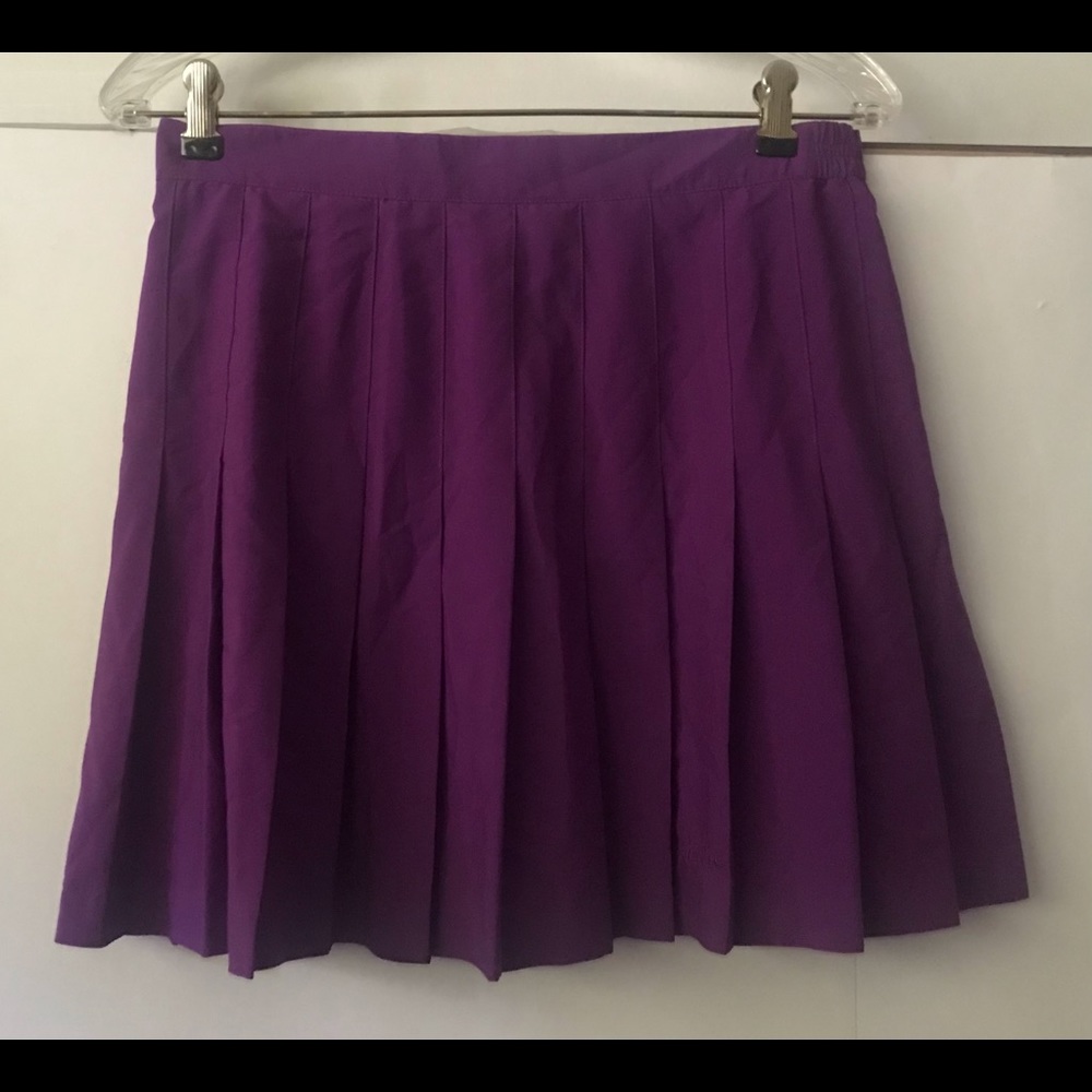 Pleated Purple Women's Tennis Skirt